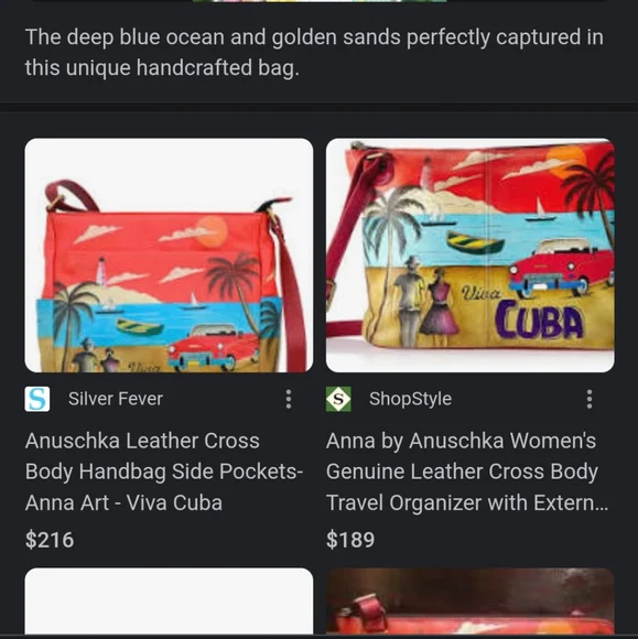 Anuschka Crossbody Bag.